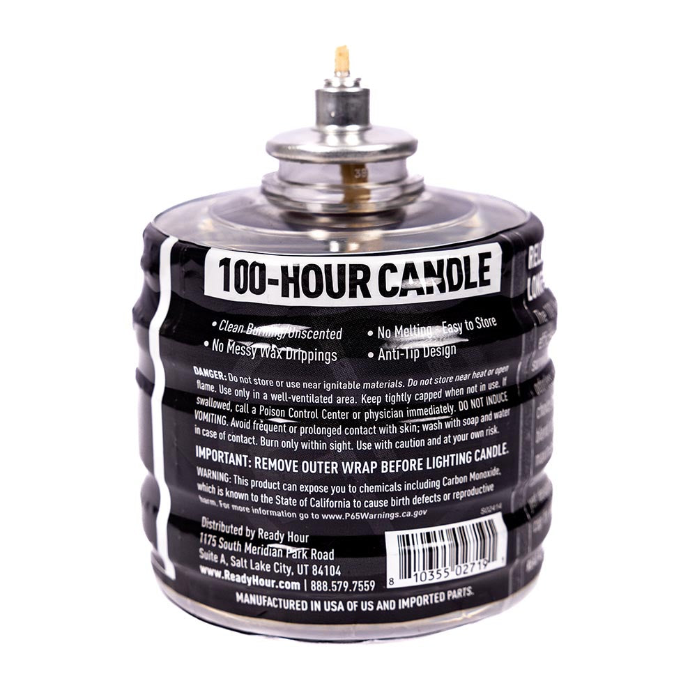24-Hour Emergency Liquid Wax Candle - Emergency Candles and Glow Sticks