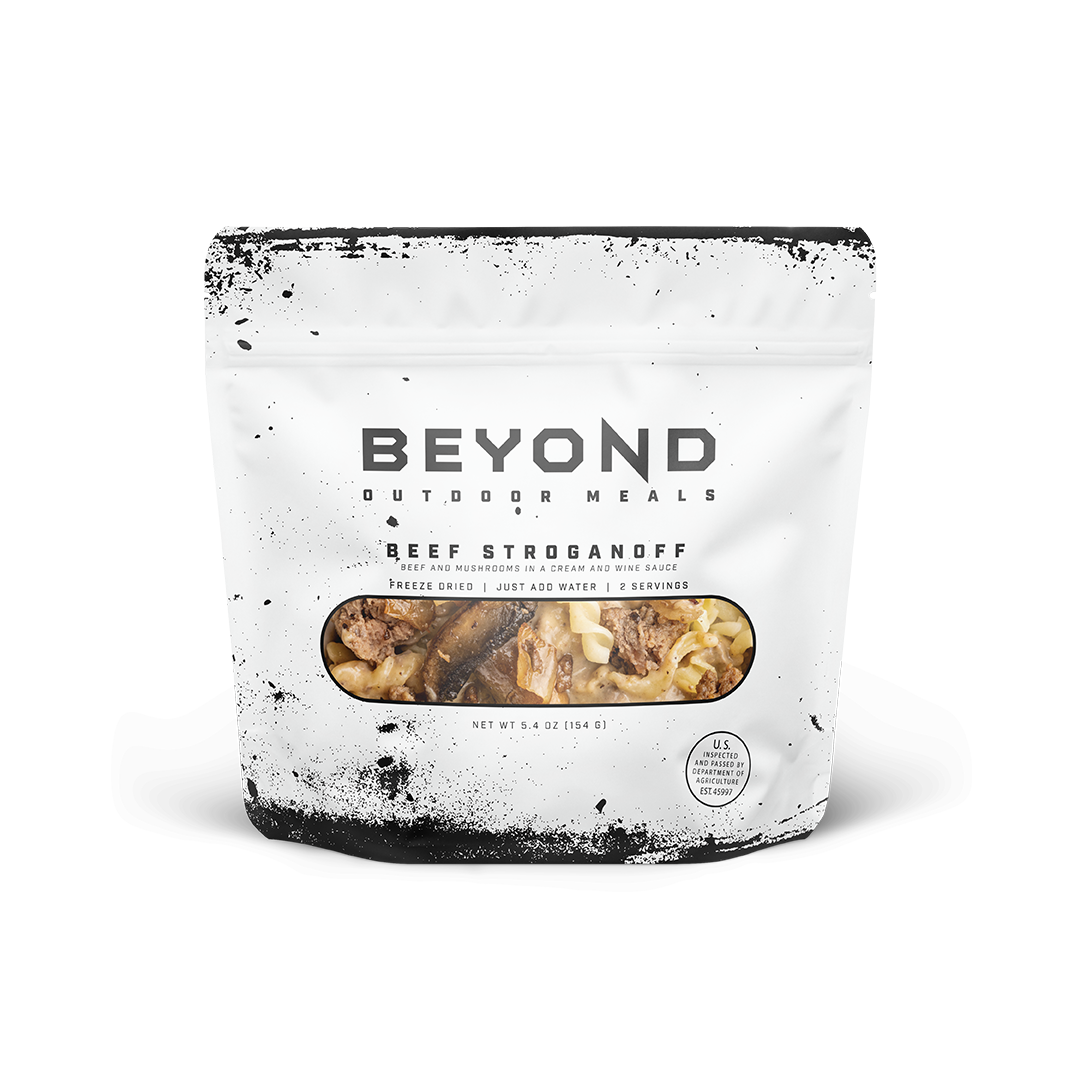 Beef Stroganoff Pouch by Beyond Outdoor Meals (710 calories, 2 servings) (7443596181644)