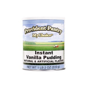 MyChoice can of Instant Vanilla Pudding