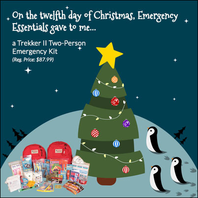 12 Days of Giveaways--Day 12: Trekker 2 Emergency Kit (two person)