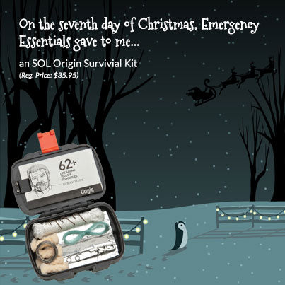12 Days of Giveaways--Day 7: An SOL Origin Survival Kit