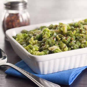 This broccoli and green bean dish is a fantastic side to eat with practically any meal