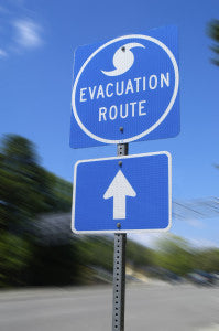 Hurricane Evac Sign - Preparing Early