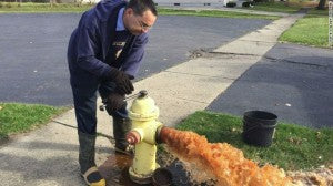 Flushing a Fire Extinguisher - Flint