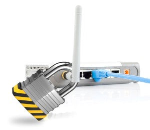 Locked Router - No hackers here!