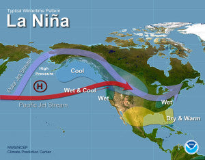 La Niña - via NOAA