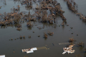 Hurricane Katrina - Flooding in Venice, LA - costliest hurricane