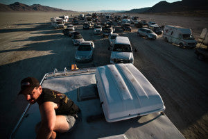 Burning Man Traffice - via Slate
