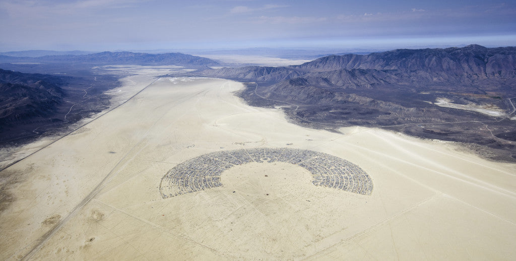 Burning Man as seen from above
