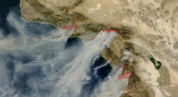 Wildfire from Space