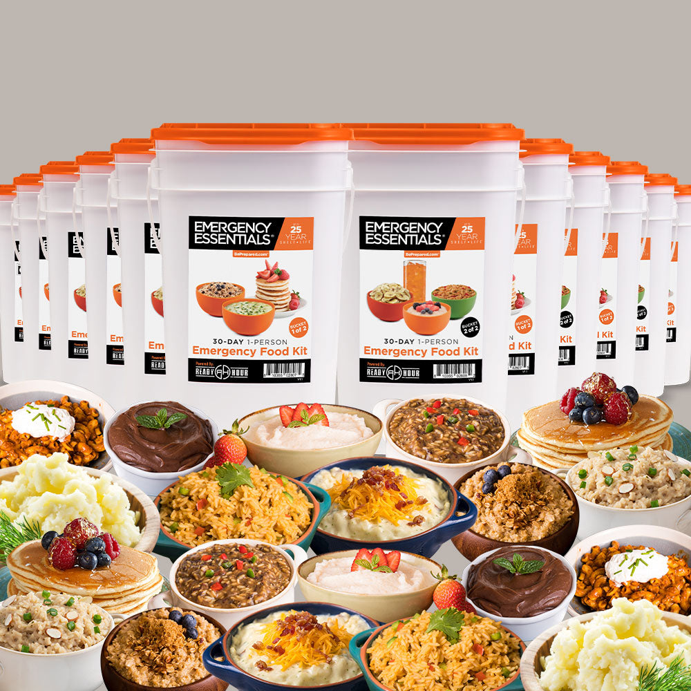 6-Month Emergency Food Kit Plus FREE Ultimate Bug-Out-Bag Bundle