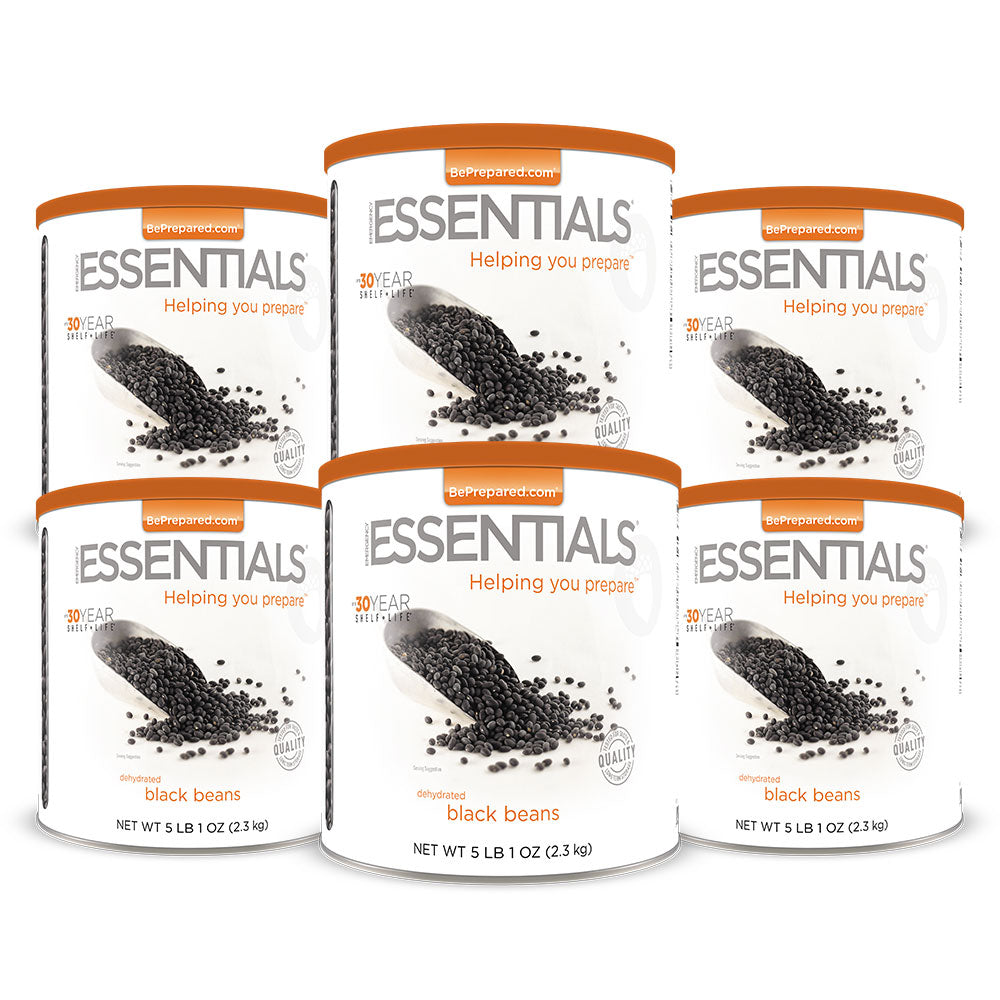 Black Beans Large Can 6-Pack by Emergency Essentials®