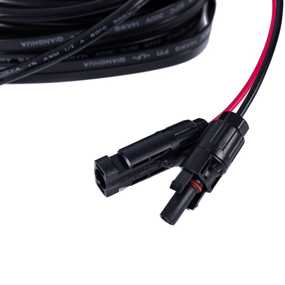 Extension cord plug close-up for the 2200 & 3300 Solar Generators by Grid Doctor