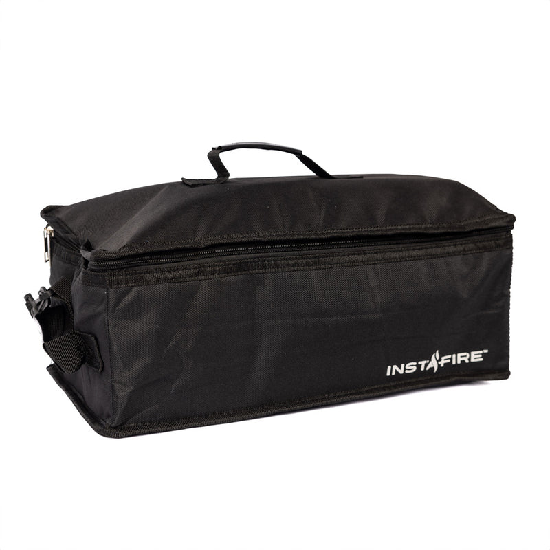 Vesta Carrying Case by InstaFire, black storage bag with zipper and handle