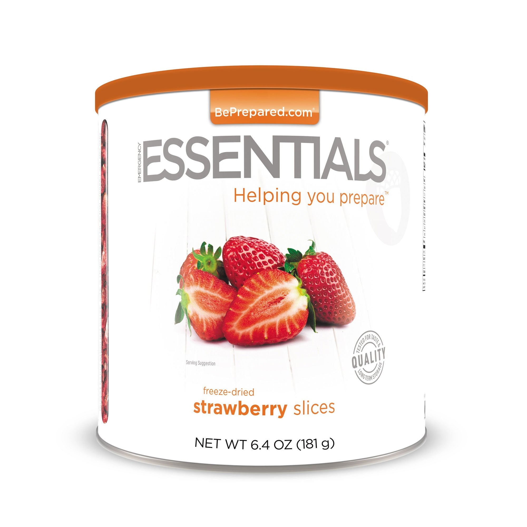 Emergency Essentials® Freeze-Dried Strawberry Slices Large Can (4626611110028) (7355922645132)