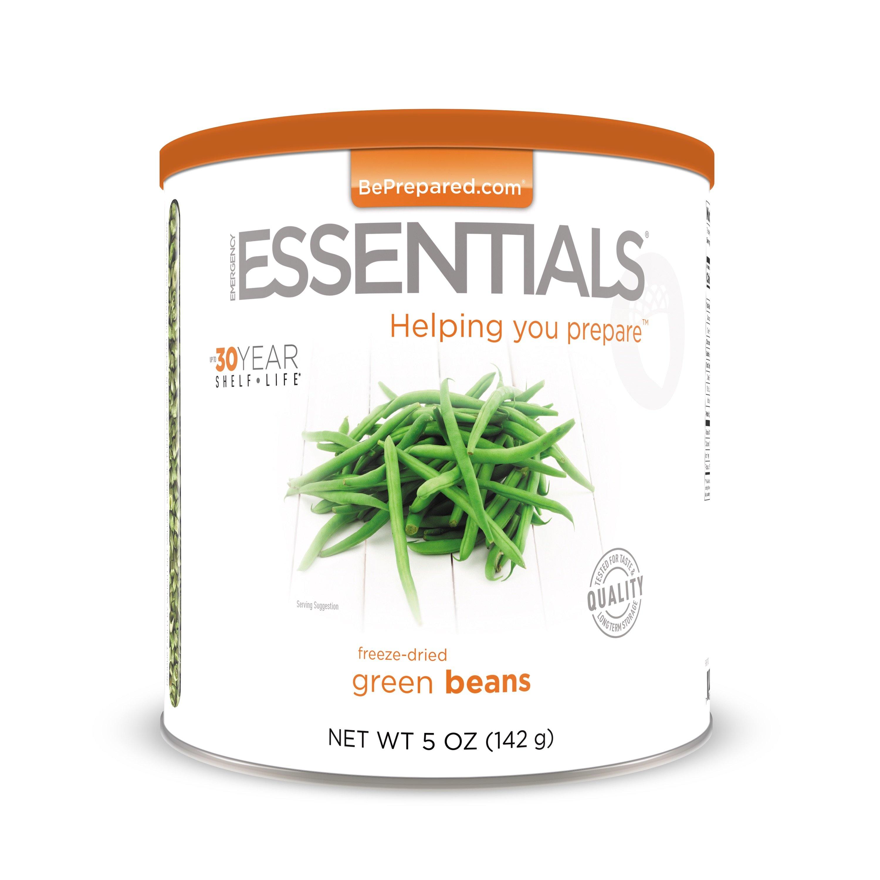 Emergency Essentials® Freeze-Dried Green Beans Large Can (4625764057228) (7525936726156)