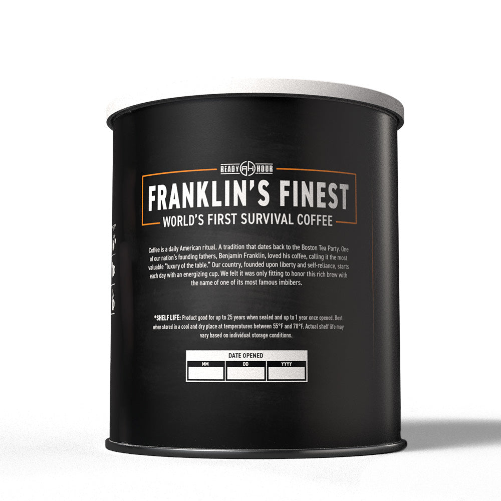 Franklin's Finest Coffee #10 Can (360 Servings)