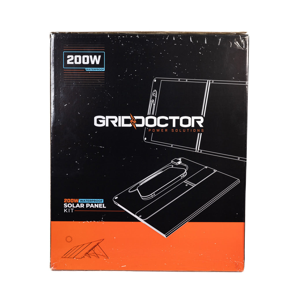 Grid Doctor 200W waterproof solar panel