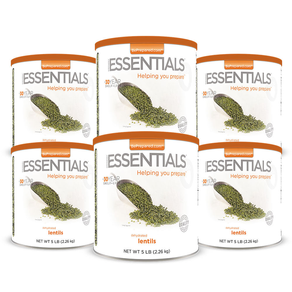 Lentils Large Can 6-Pack by Emergency Essentials®