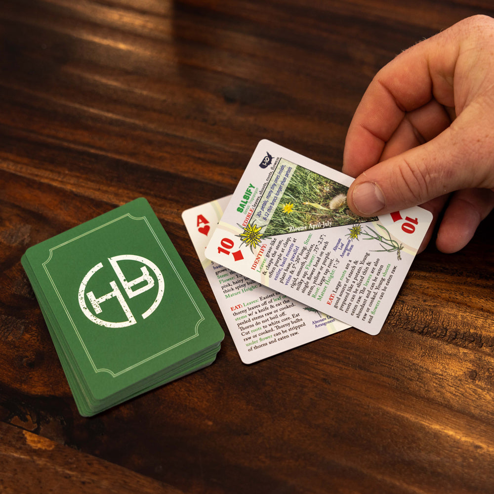 Edible Wild Foods Playing Cards