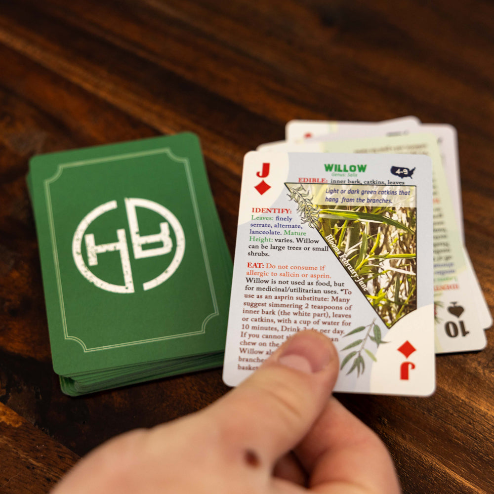 Edible Wild Foods Playing Cards