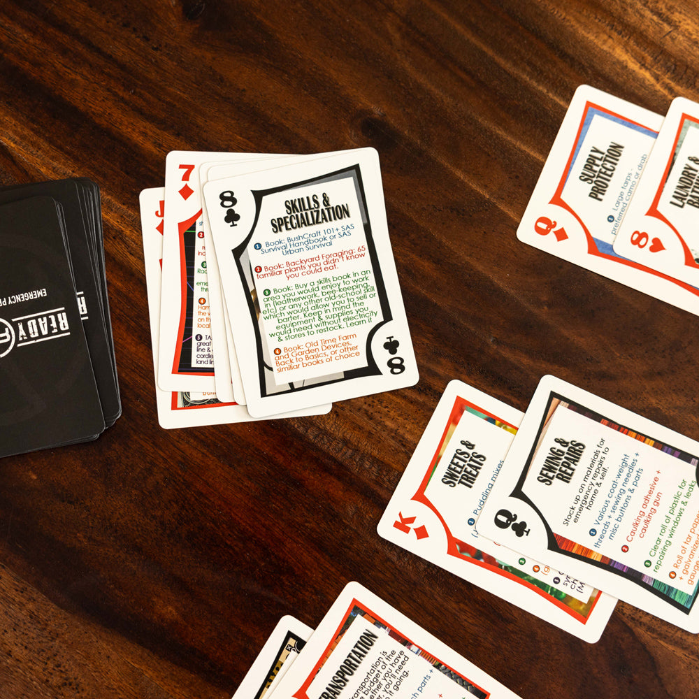 Preparedness Playing Cards by Ready Hour