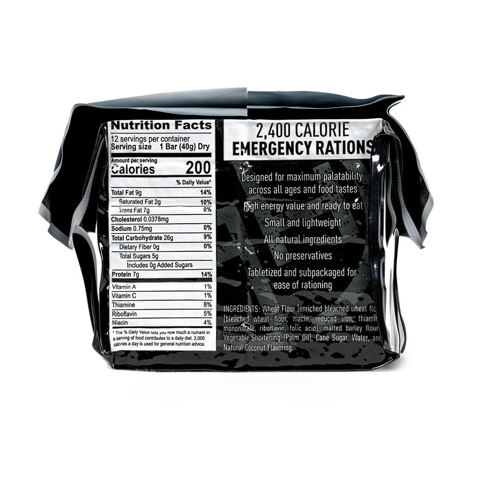 Emergency Ration Bars 2400 Calories / Package from Ready Hour (6674441928844) (7354320224396)