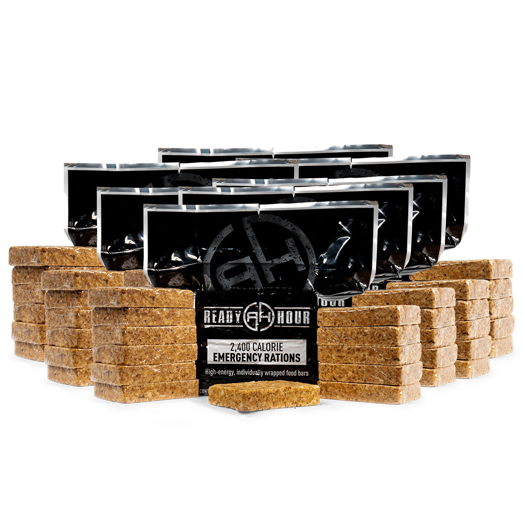 Emergency Ration Bars 7-Pack / 2400 Calories per Package (16,800 Calories Total) (7525899141260)