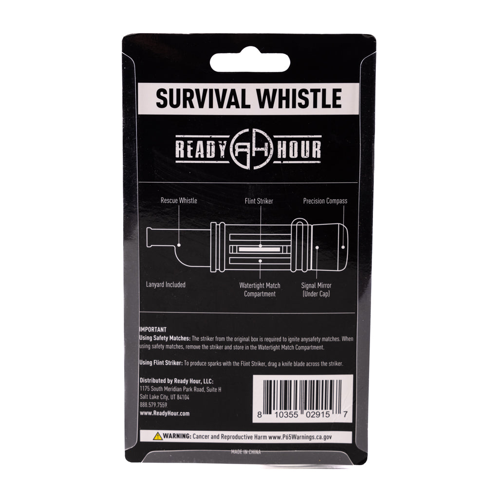 5-in-1 Survival Aid Tool and Whistle by Ready Hour