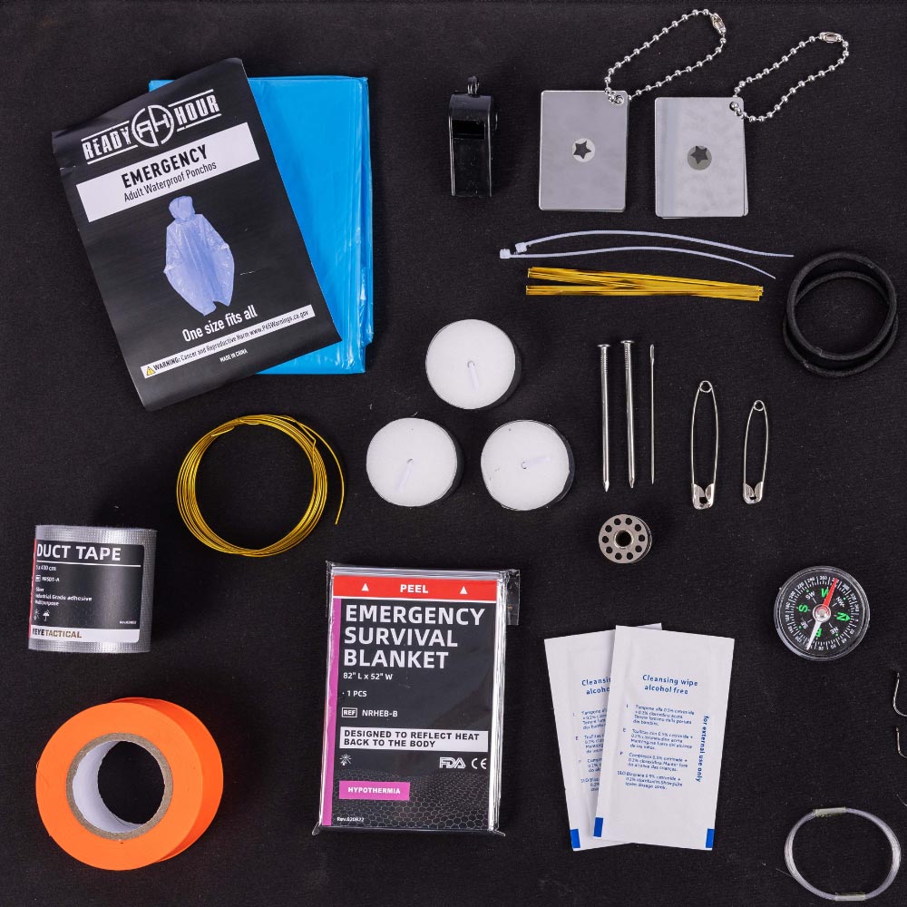 Survival Kit with Guide (46 pieces) (4663495295116)