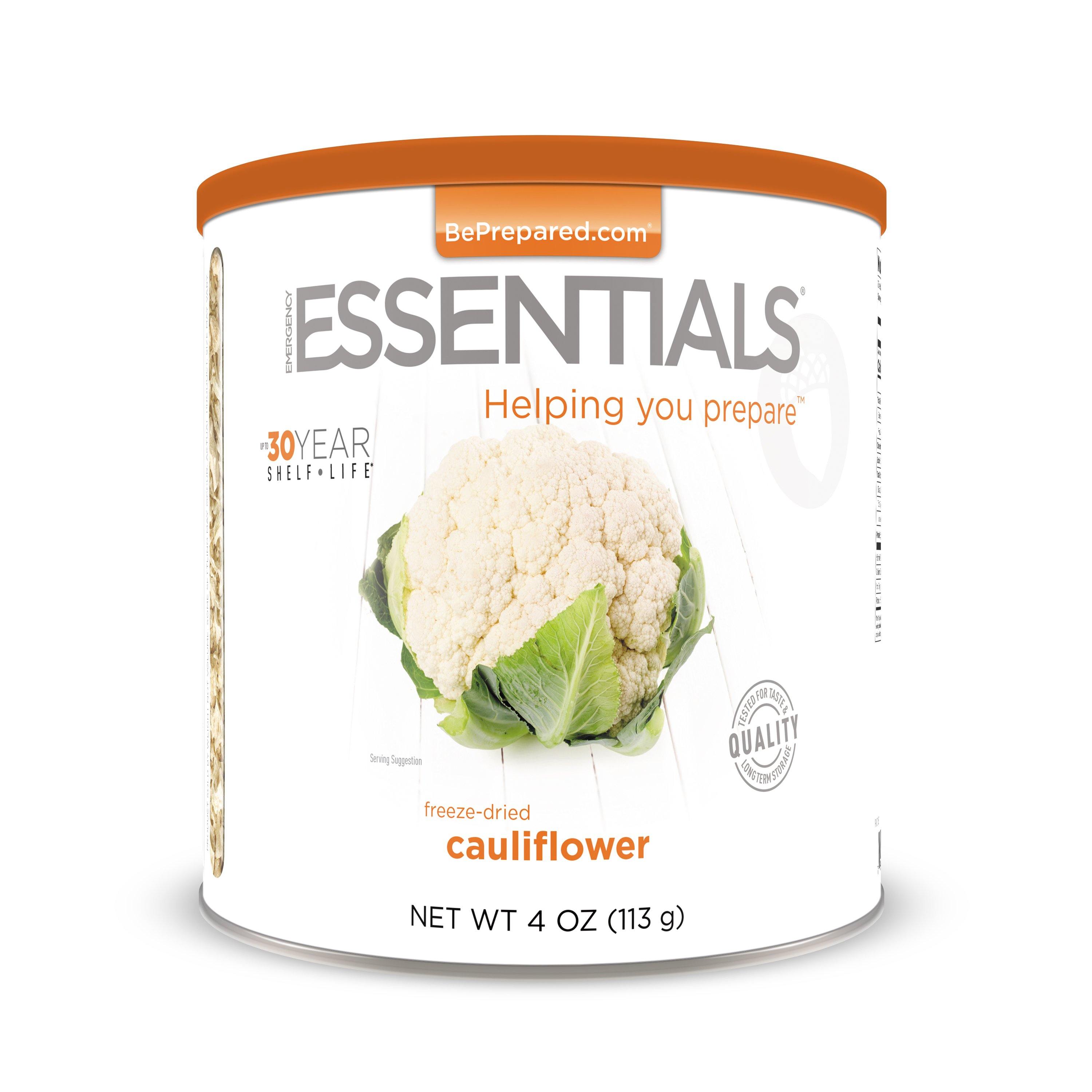 Emergency Essentials® Freeze-Dried Cauliflower Large Can (4625769791628)