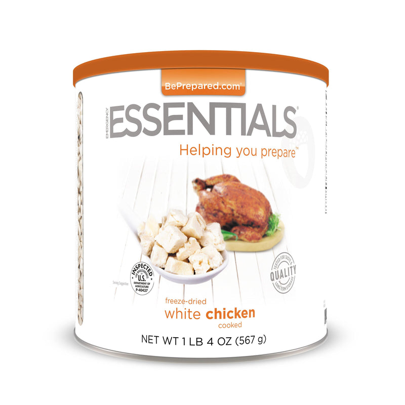 Emergency Essentials® Freeze-Dried Cooked White Chicken  (4626450350220) (7164554018956)