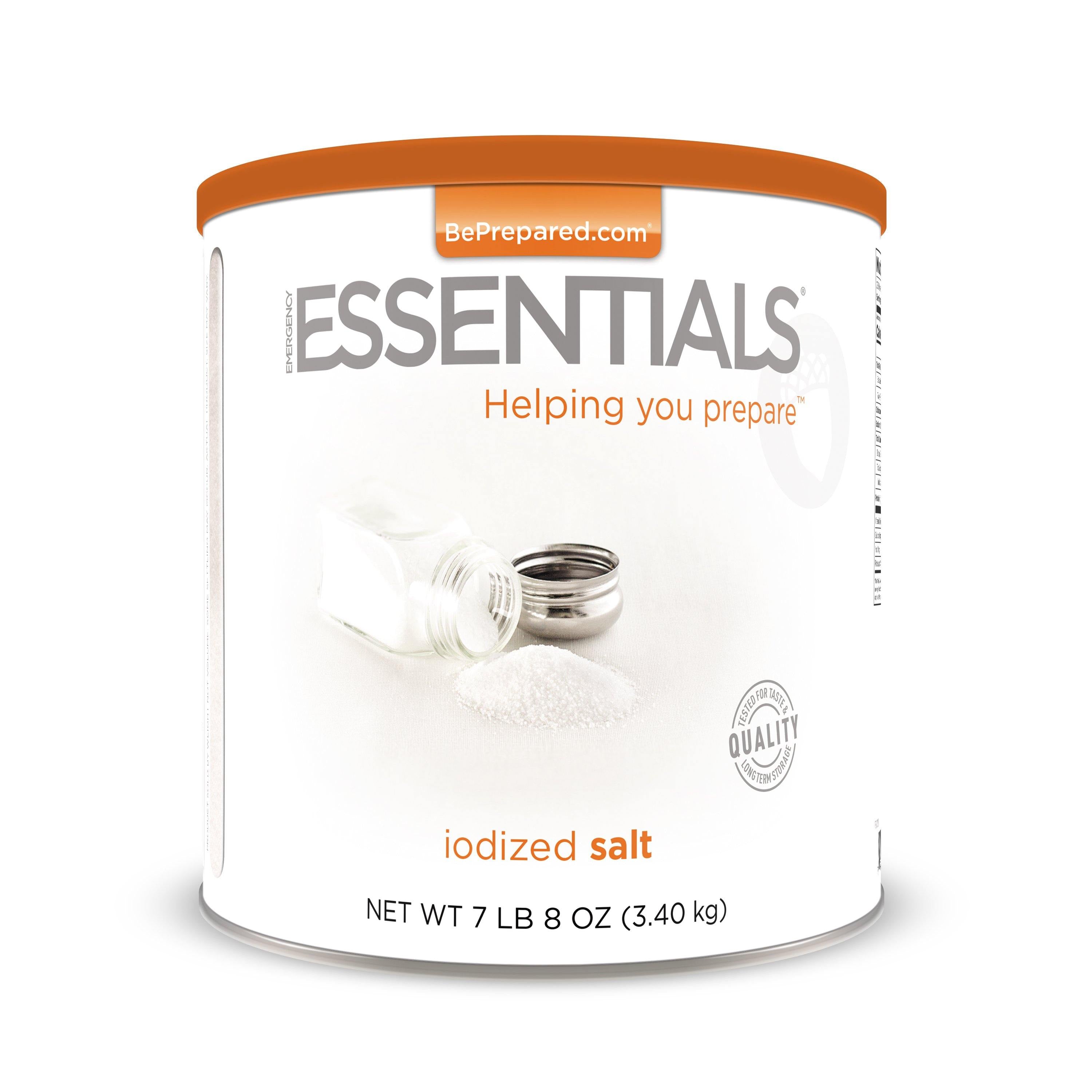 Emergency Essentials® Iodized Salt Large Can (4625795481740)