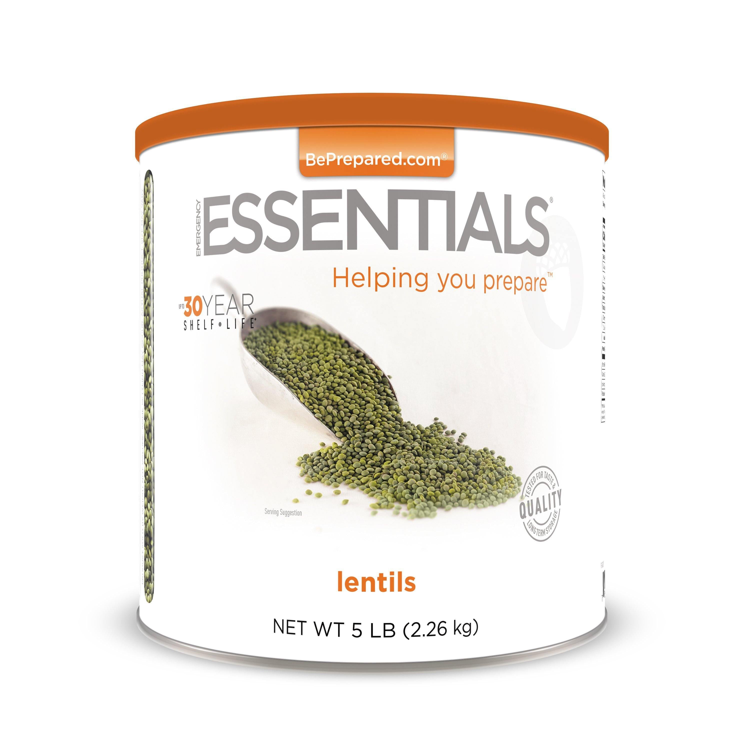 Emergency Essentials® Lentils Large Can (4625826152588)