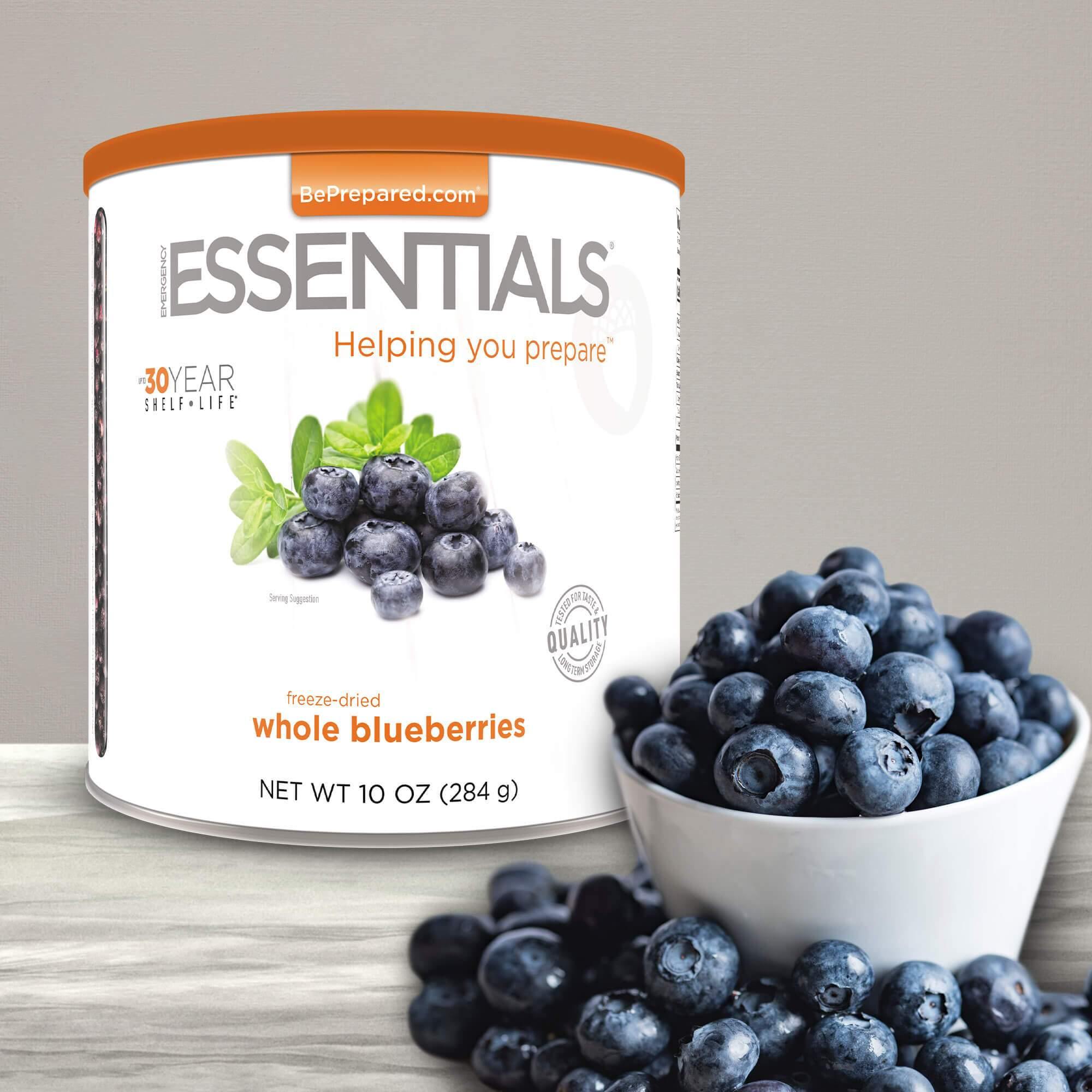 Emergency Essentials® Freeze-Dried Whole Blueberries Large Can (4626094653580) (7205525258380)