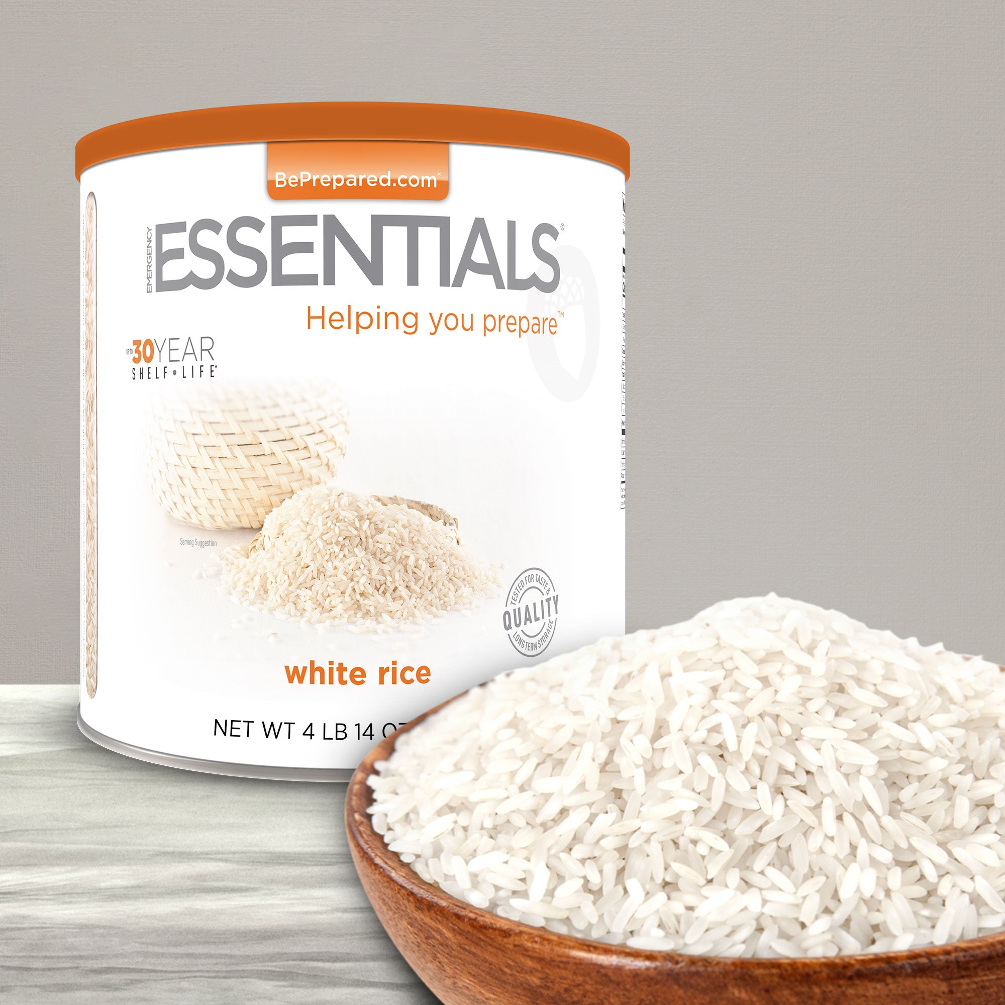 Emergency Essentials® White Rice Large Can (4625818714252)