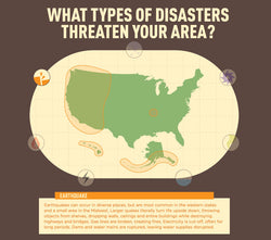 Infographic: US Earthquake Map - Disasters in Your Area