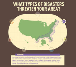 Infographic: US Hurricane Map - Disasters in Your Area