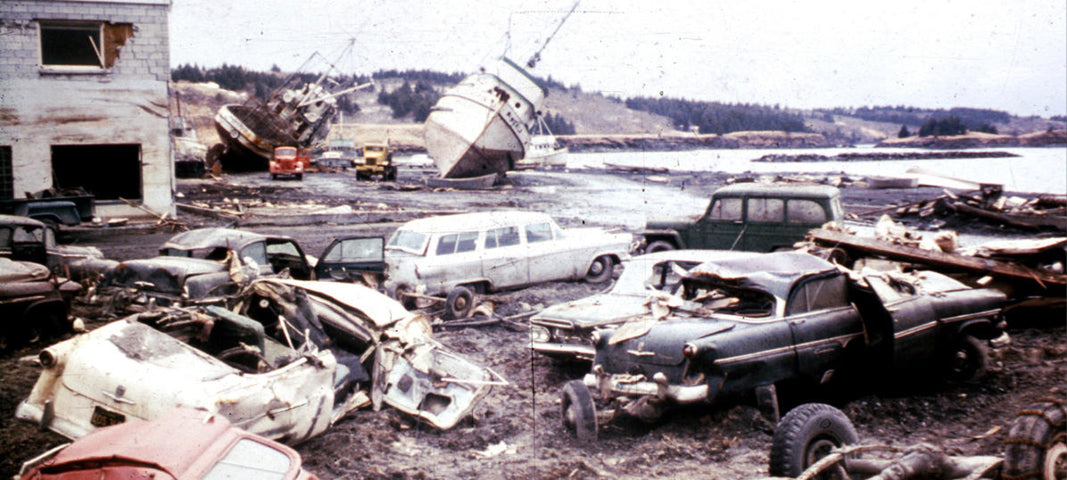 Collapsed Buildings 1964 Alaska Earthqake