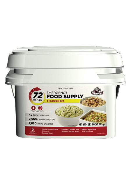 72-Hour 1-Person Emergency Food Pail