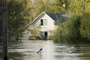 Flooded House following a flood