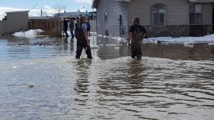 Melting Snow Flooding in Box Elder County - Via KUTV