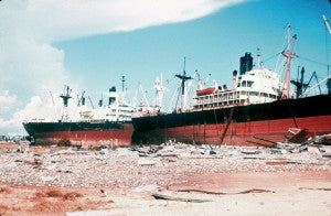 Hurricane Camille Beached Boats - Top 5 hurricanes