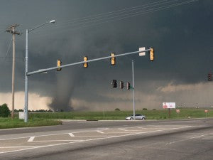 Moore, Oklahoma Tornado on Ground