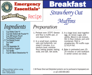 Strawberry Oat Muffins Recipe