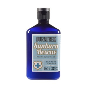 Bottle of Sunburn Rescue gel by BurnFree