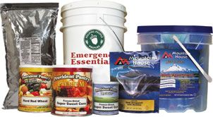 assorted emergency essentials products