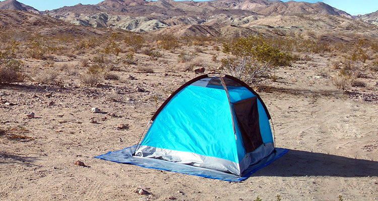 tent in desert