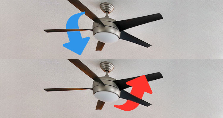 change ceiling fan direction