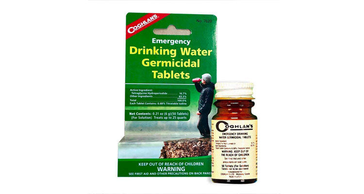 drinking water germacidal tablets